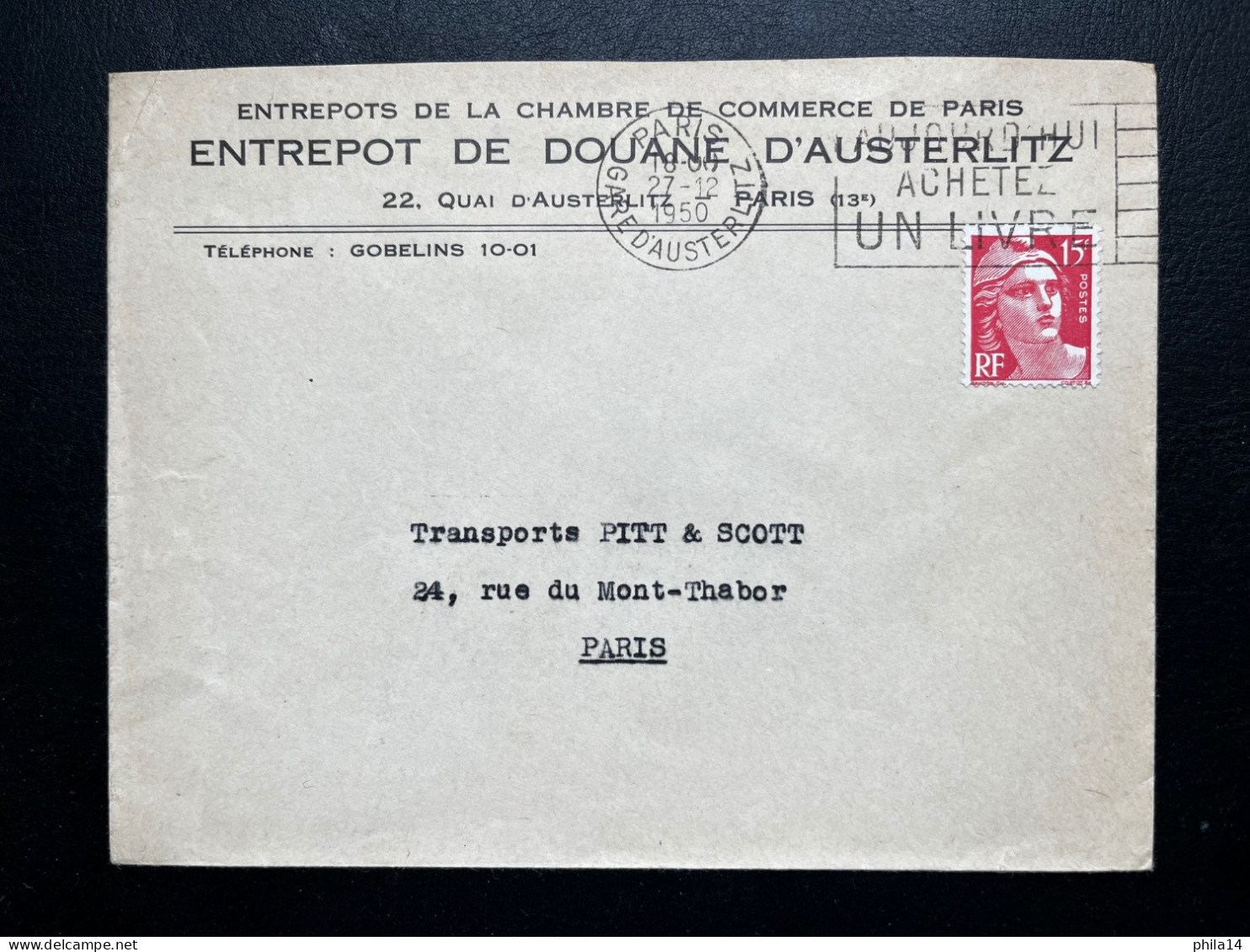 10c SEMEUSE SUR ENVELOPPE LEROUVILLE MEUSE 1914 POUR PARIS / VERSO PARIS XVI PLACE CHOPIN - 1877-1920: Semi Modern Period