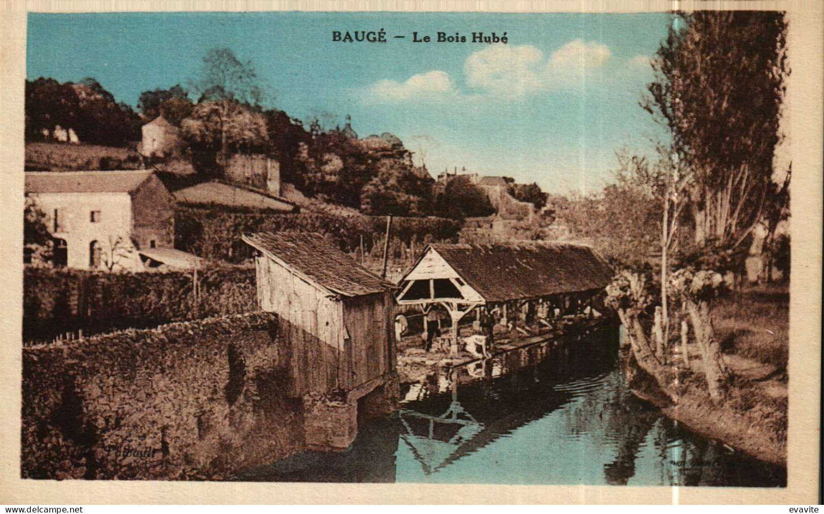 CPA  (49)   BAUGE   Le Bois Hubé  (Lavoir) - Sonstige & Ohne Zuordnung