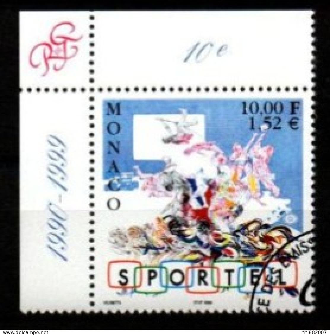 MONACO   -  1999 .  Y&T N° 2214 Oblitéré.   Sportel - Used Stamps