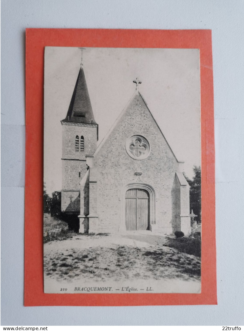 A-76-CPA-BRACQUEMONT - L'Eglise - Autres & Non Classés