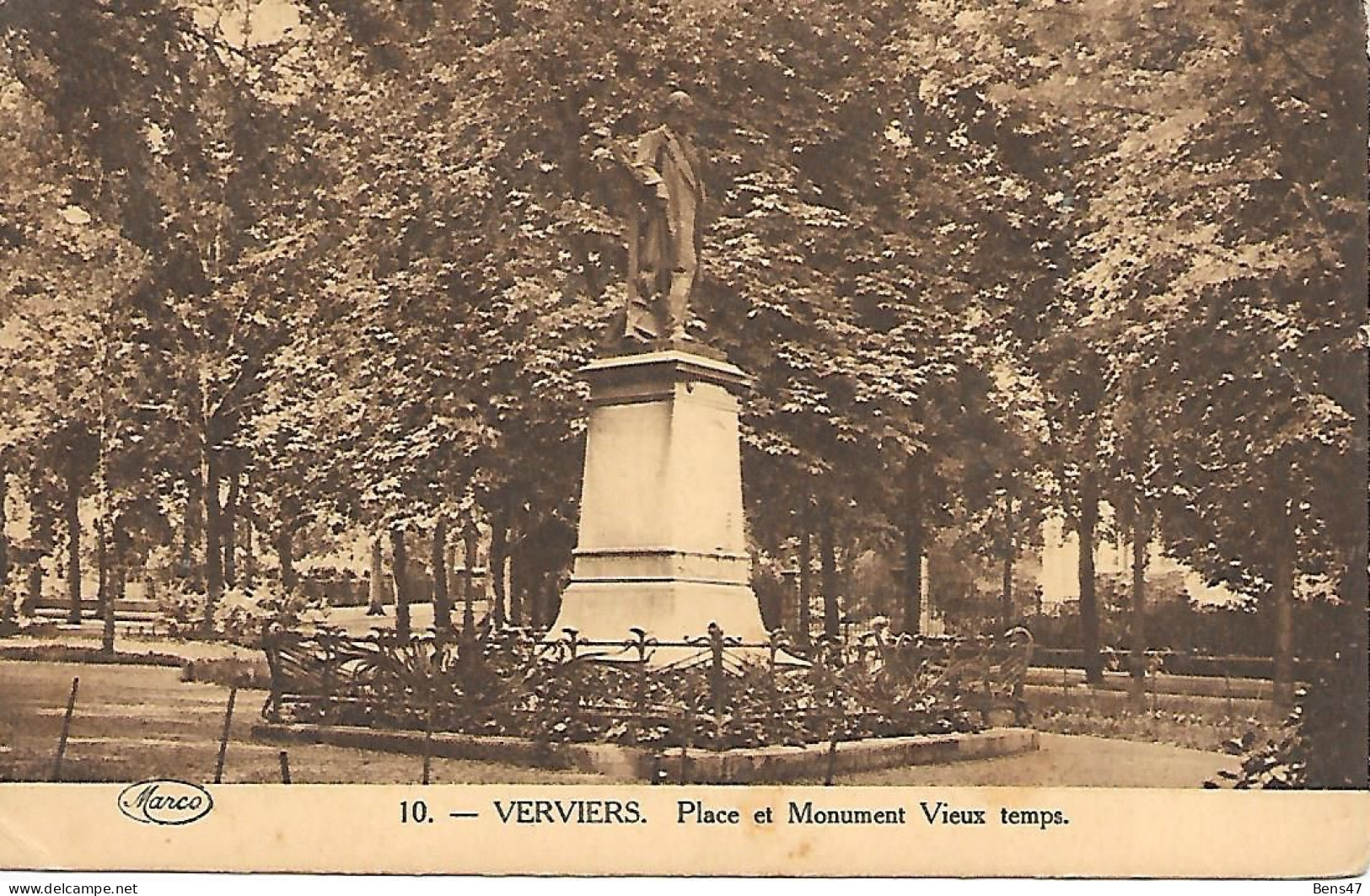 Verviers Place Et Monument Vieux Temps - Verviers