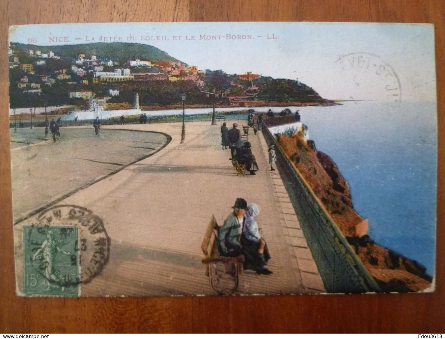 Carte Postale 96 Nice La Jetée Du Soleil Et Le Mont Boron LL Lévis Fils &Cie V - Cartas Panorámicas