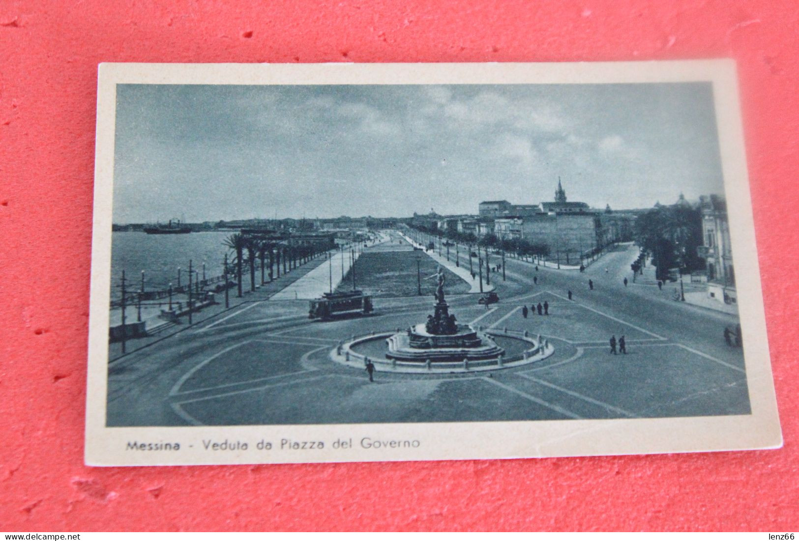 Messina Piazza Del Governo + Tram Filobus Ed. De Salvo NV - Messina