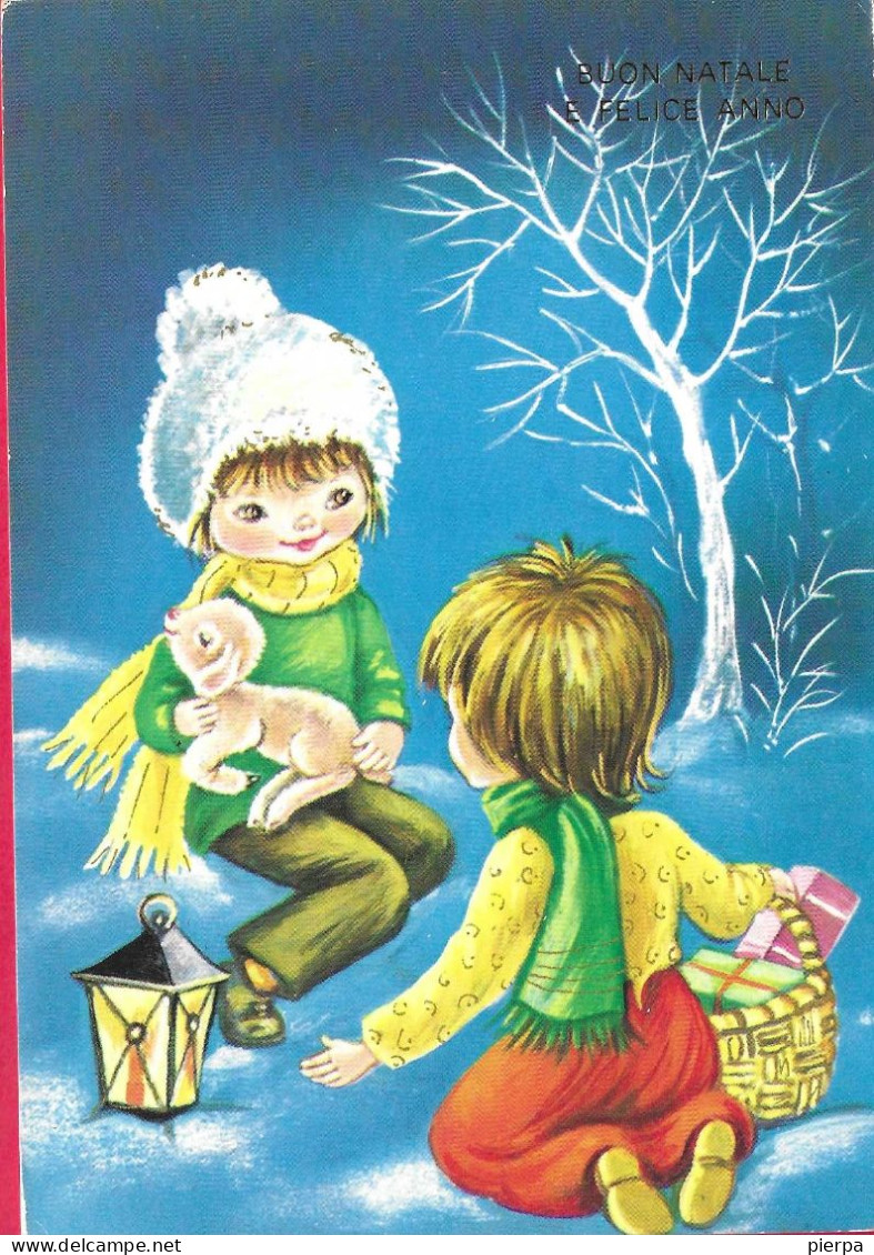 BUON NATALE - BAMBINI - ED. SAEMEC 5210 - VIAGGIATA 1978 DA  S. PIERO A SIEVE - Otros & Sin Clasificación