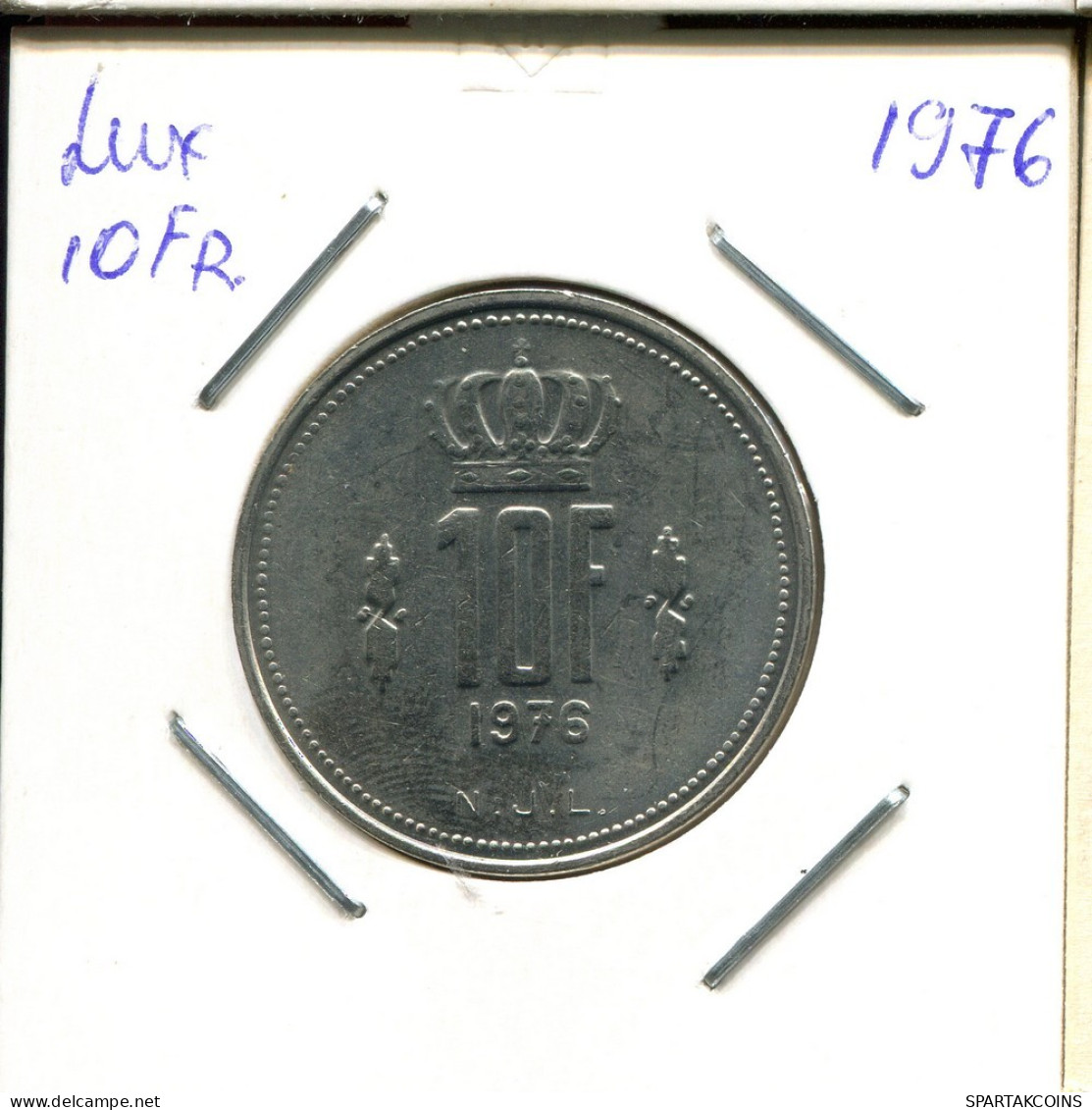 10 FRANCS 1976 LUXEMBURGO LUXEMBOURG Moneda #AT241.E.A - Luxemburgo