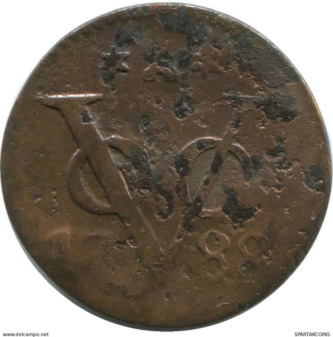 1788 ZEELAND VOC Duit IINDES NÉERLANDAIS NETHERLANDS NEW YORK COLONIAL PENNY #VOC1333.12.F.A - Dutch East Indies