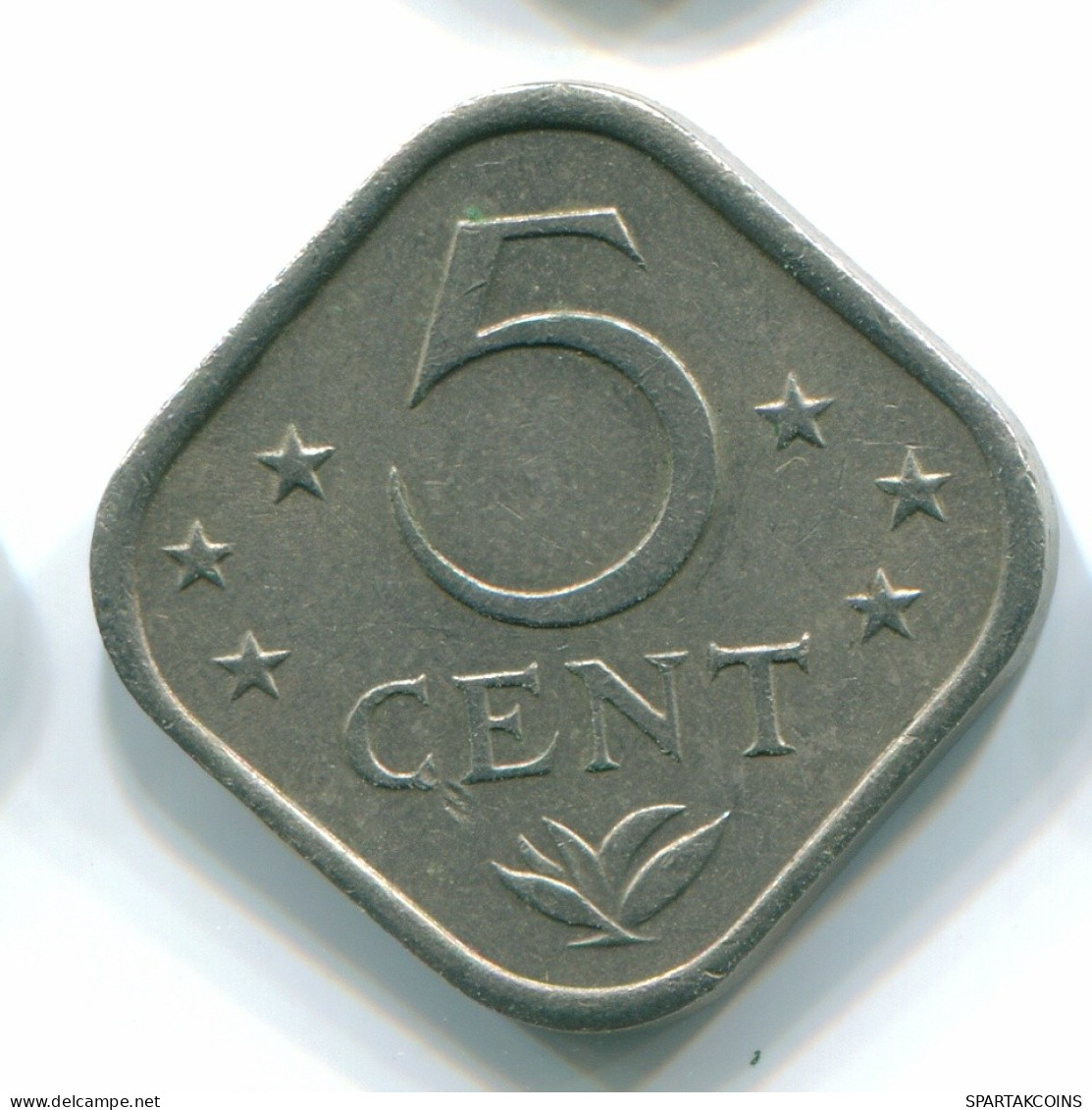 5 CENTS 1971 NIEDERLÄNDISCHE ANTILLEN Nickel Koloniale Münze #S12203.D.A - Niederländische Antillen