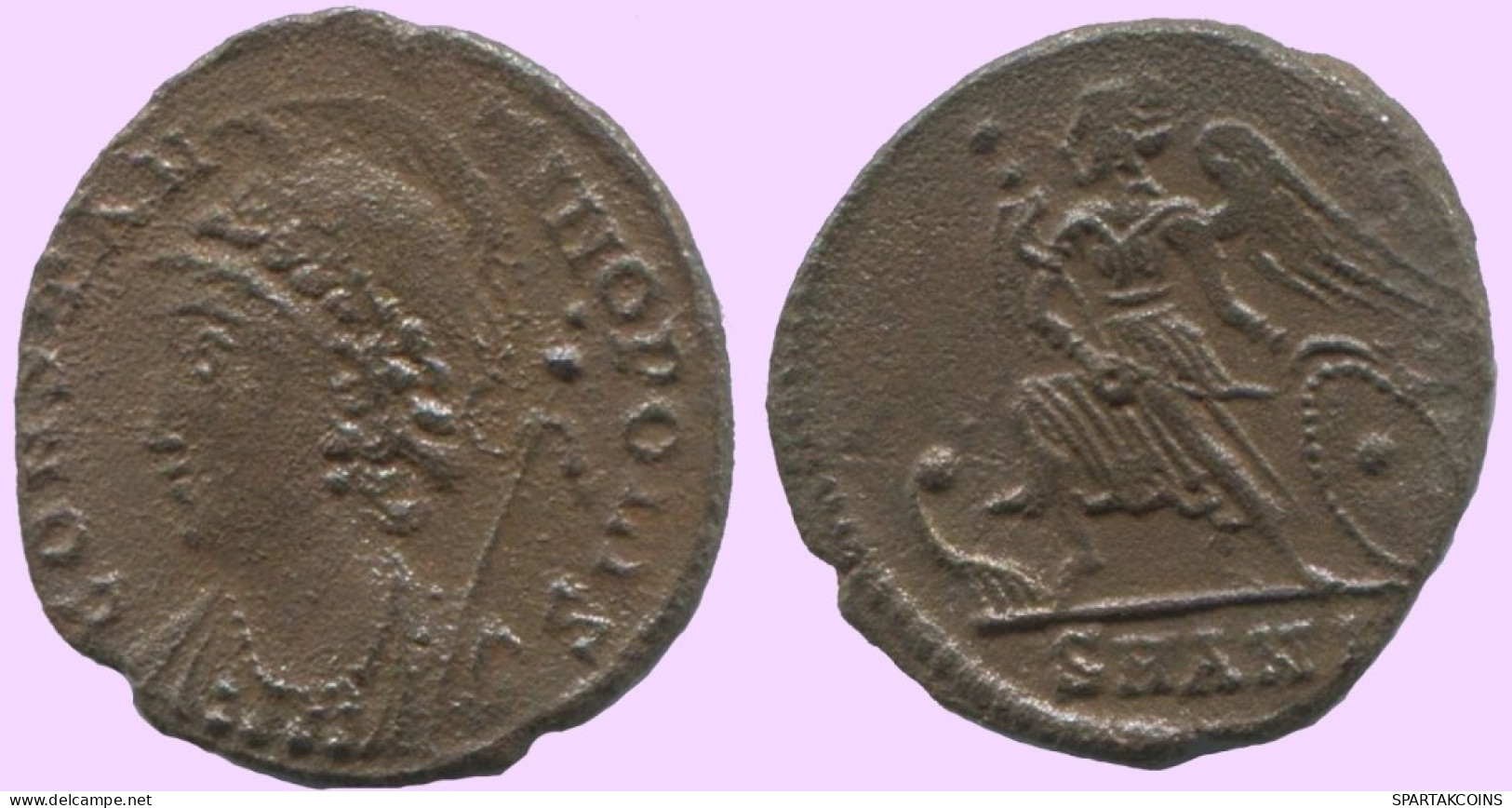 LATE ROMAN IMPERIO Moneda Antiguo Auténtico Roman Moneda 1.5g/15mm #ANT2344.14.E.A - El Bajo Imperio Romano (363 / 476)