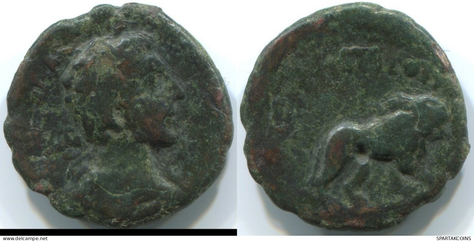 ROMAN PROVINCIAL Auténtico Original Antiguo Moneda 3.4g/18mm #ANT1352.31.E.A - Röm. Provinz