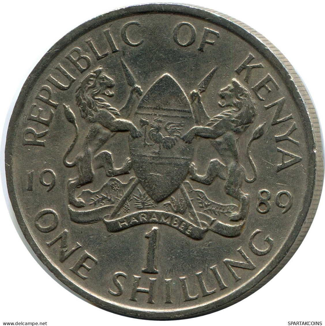 1 SHILLING 1989 KENYA Moneda #AZ192.E.A - Kenia