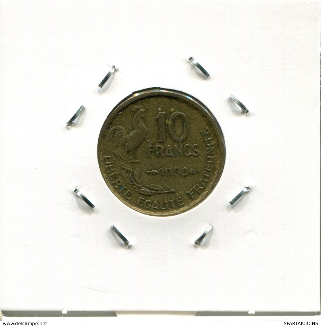 10 FRANCS 1950 FRANCIA FRANCE Moneda #AP004.E.A - 10 Francs