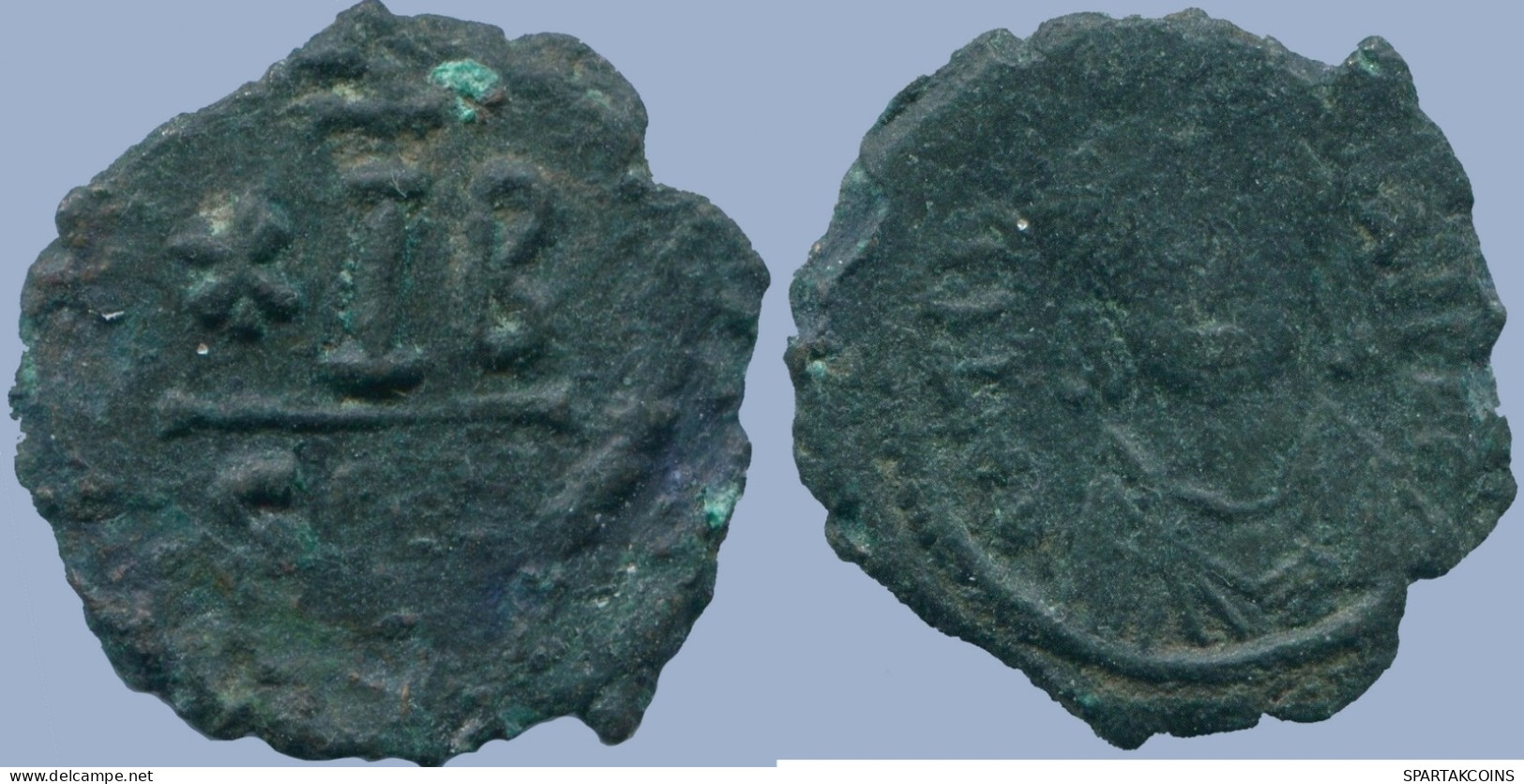 MAURICE TIBERIUS DECANUMMIUM CONSTANTINOPLE 582-602 2.31g/11mm #ANC13686.16.D.A - Byzantine