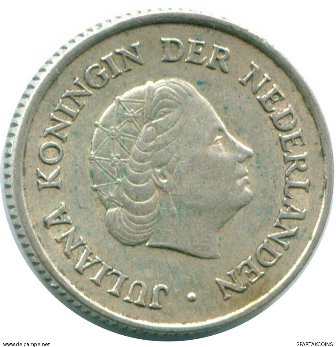 1/4 GULDEN 1965 ANTILLAS NEERLANDESAS PLATA Colonial Moneda #NL11411.4.E.A - Niederländische Antillen