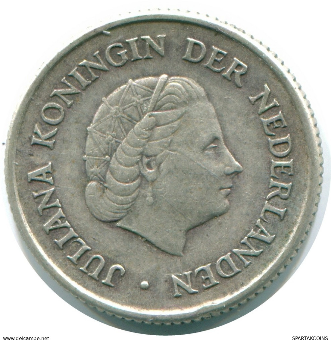 1/4 GULDEN 1967 NETHERLANDS ANTILLES SILVER Colonial Coin #NL11544.4.U.A - Niederländische Antillen