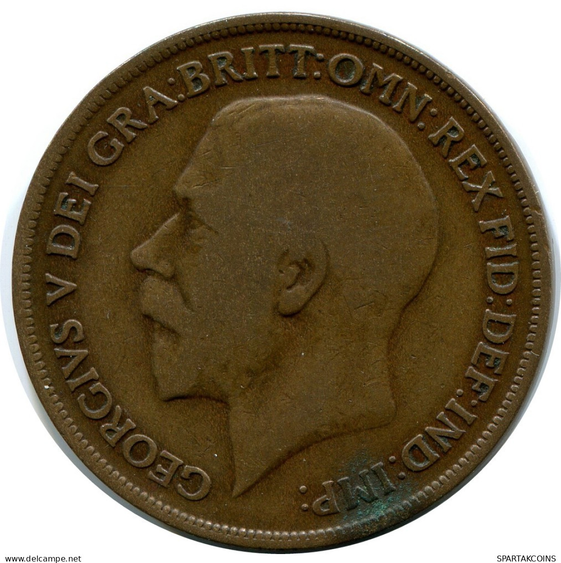 PENNY 1913 UK GRANDE-BRETAGNE GREAT BRITAIN Pièce #AZ858.F.A - D. 1 Penny