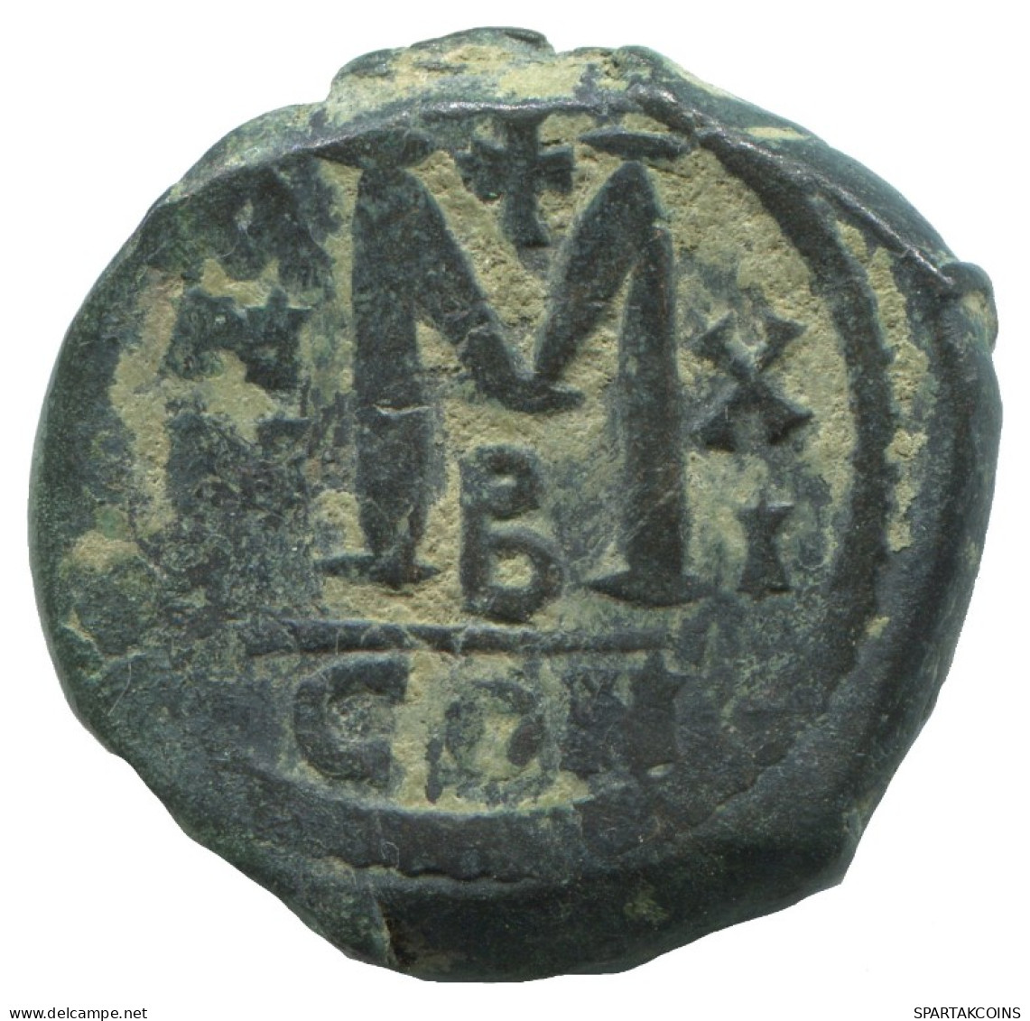 HERACLIUS FOLLIS Auténtico Antiguo BYZANTINE Moneda 13.7g/29m #AA525.19.E.A - Byzantines