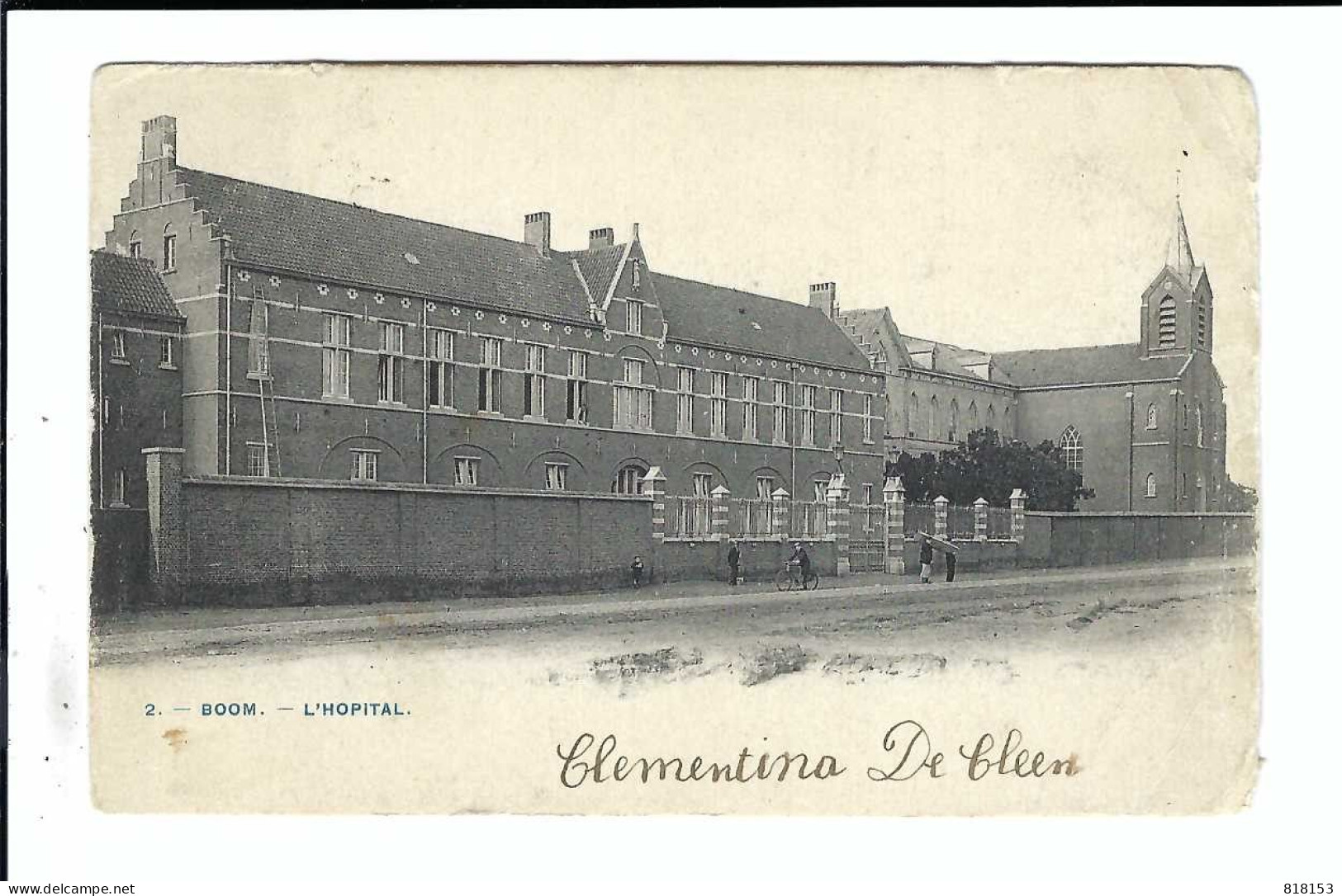 2  -  BOOM  -  L'HOPITAL  1905 (toestand Zie Scan) - Boom