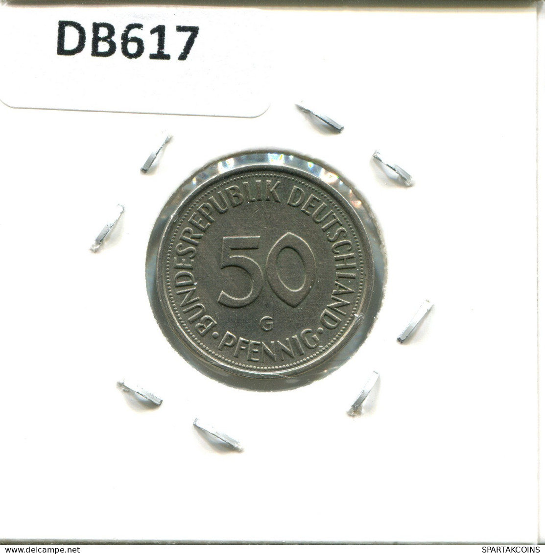 50 PFENNIG 1985 G BRD ALEMANIA Moneda GERMANY #DB617.E.A - 50 Pfennig