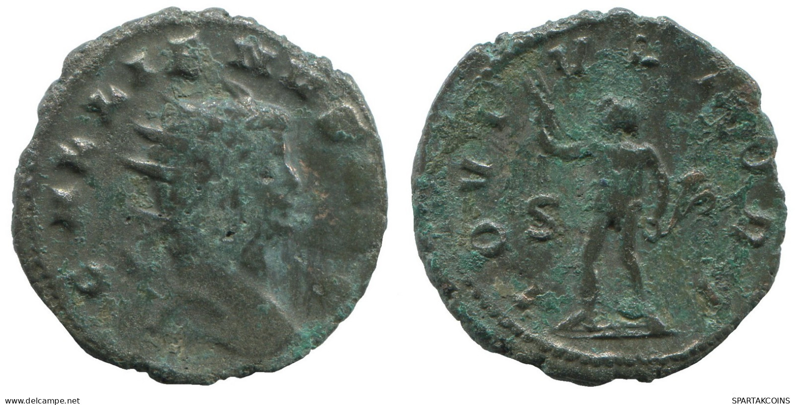 GALLIENUS ROMAN IMPERIO Follis Antiguo Moneda 2.8g/20mm #SAV1075.9.E.A - The Military Crisis (235 AD To 284 AD)