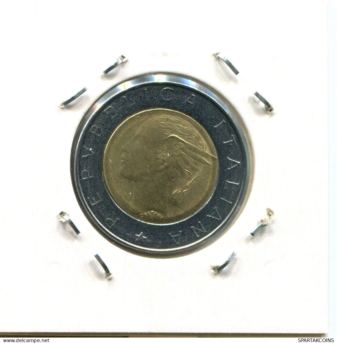 500 LIRE 1996 ITALIEN ITALY Münze BIMETALLIC #AY153.2.D.A - 500 Lire