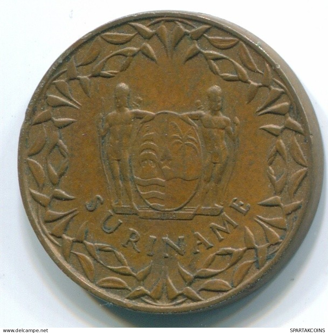 1 CENT 1970 SURINAM NIEDERLANDE Bronze Cock Koloniale Münze #S10965.D.A - Surinam 1975 - ...