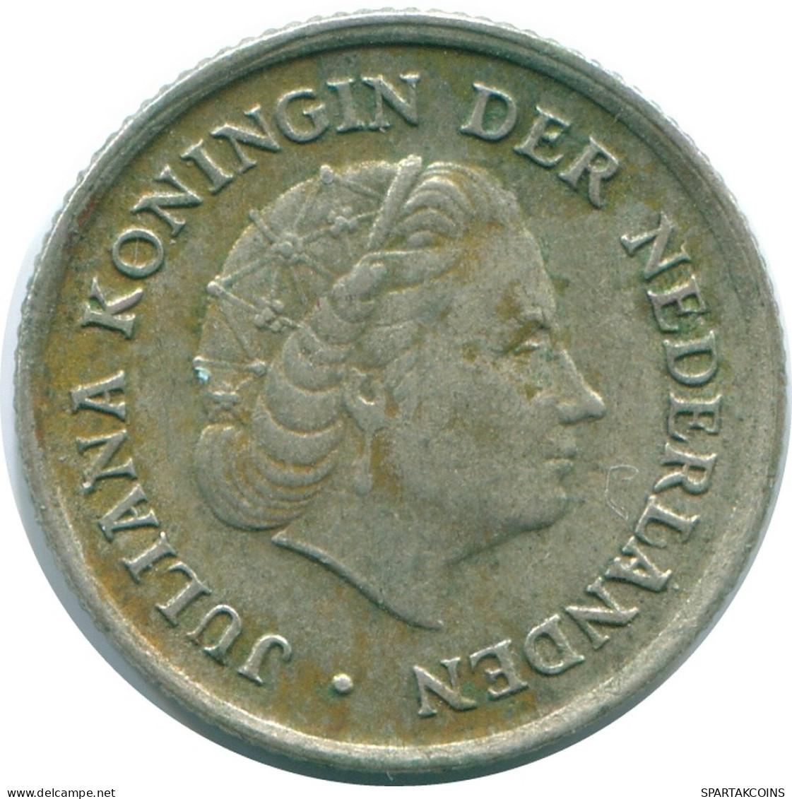 1/10 GULDEN 1970 ANTILLAS NEERLANDESAS PLATA Colonial Moneda #NL13078.3.E.A - Netherlands Antilles