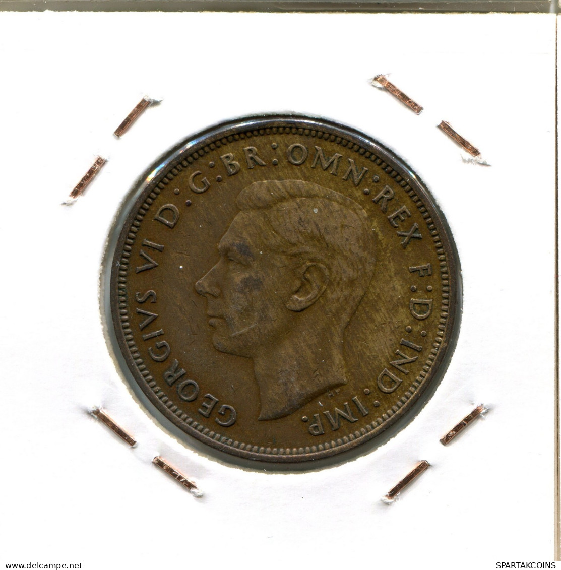 PENNY 1947 UK GROßBRITANNIEN GREAT BRITAIN Münze #AW084.D.A - D. 1 Penny