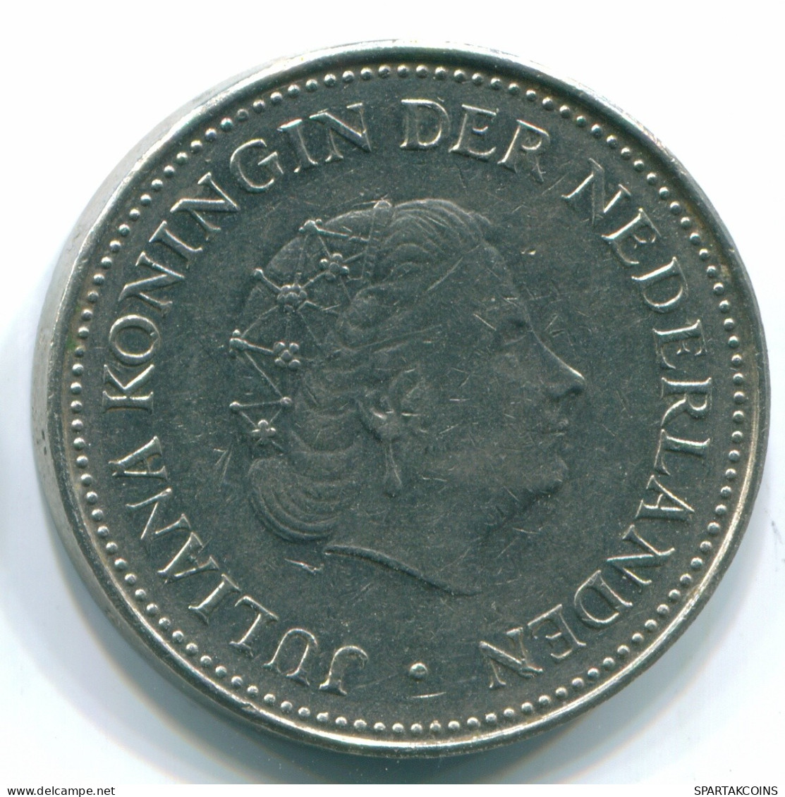 1 GULDEN 1971 ANTILLAS NEERLANDESAS Nickel Colonial Moneda #S11921.E.A - Antille Olandesi
