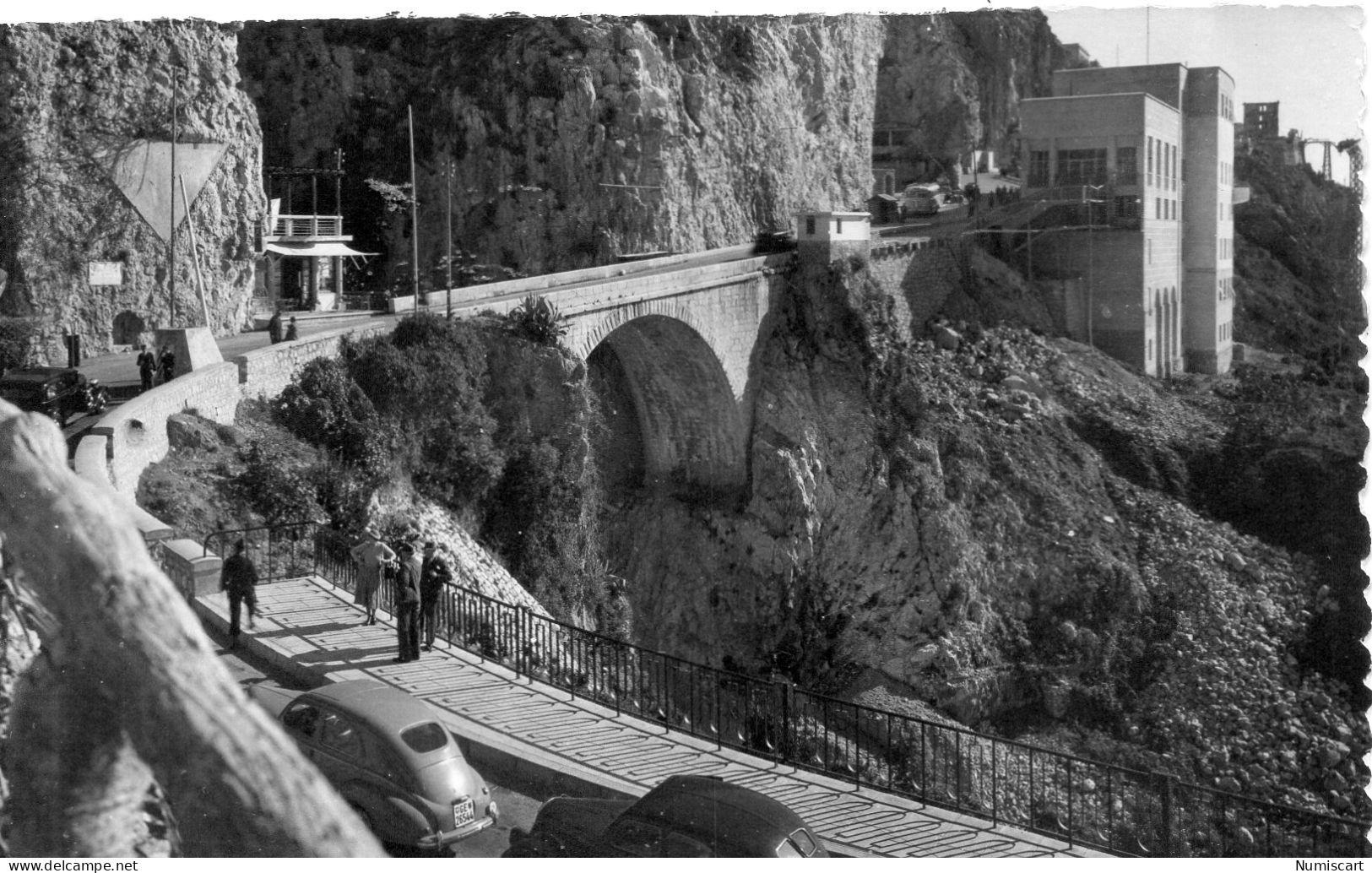 Menton Animée Frontière Douanes Pont Saint-Louis Voitures - Menton