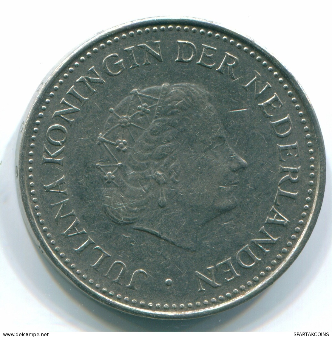 1 GULDEN 1971 ANTILLAS NEERLANDESAS Nickel Colonial Moneda #S12006.E.A - Antilles Néerlandaises