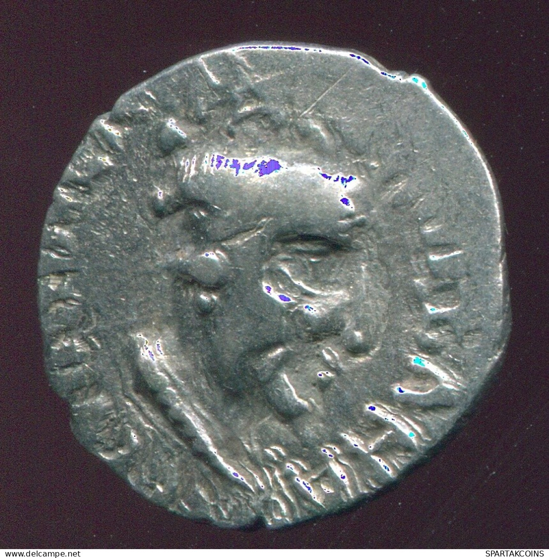 INDO-SKYTHIANS KSHATRAPAS King NAHAPANA AR Drachm 2.2g/16.4mm GRIECHISCHE Münze #GRK1562.33.D.A - Grecques