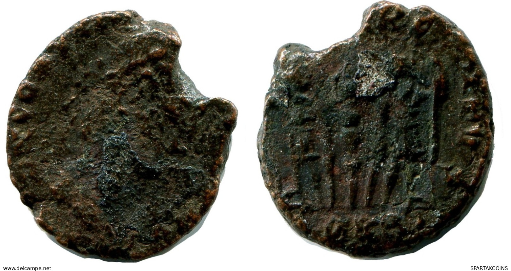 ROMAN Moneda MINTED IN CYZICUS FROM THE ROYAL ONTARIO MUSEUM #ANC11048.14.E.A - El Impero Christiano (307 / 363)