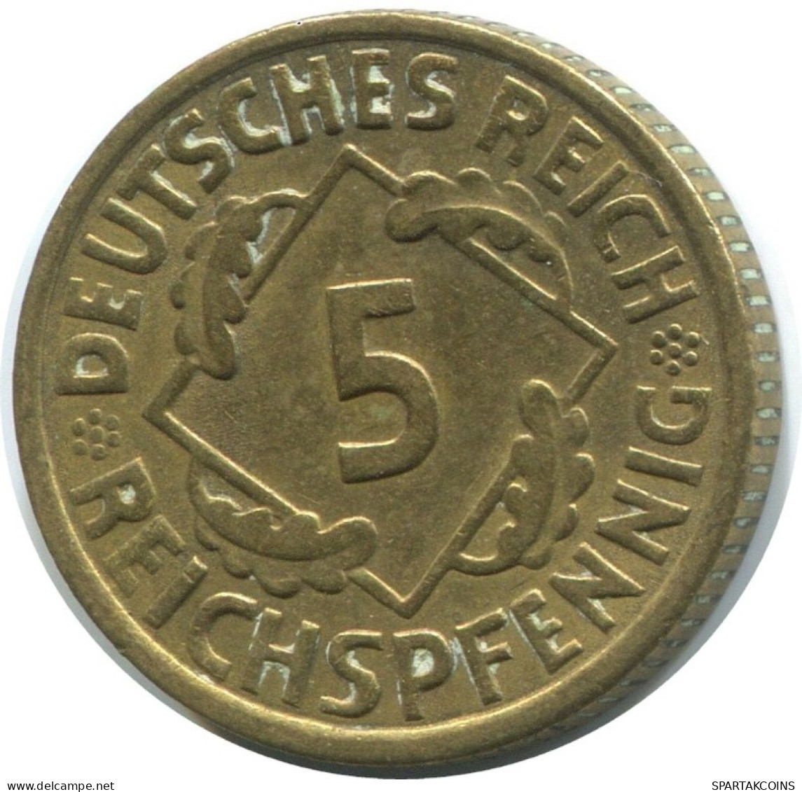 5 REICHSPFENNIG 1936 A ALLEMAGNE Pièce GERMANY #AD822.9.F.A - 5 Reichspfennig