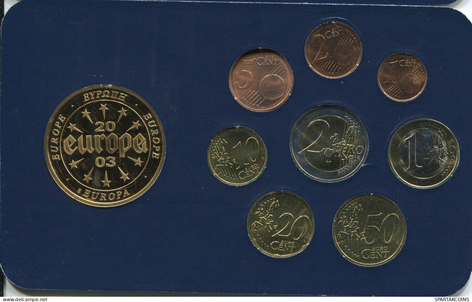 GRECIA GREECE 2002-2006 EURO SET + MEDAL UNC #SET1241.16.E.A - Griechenland