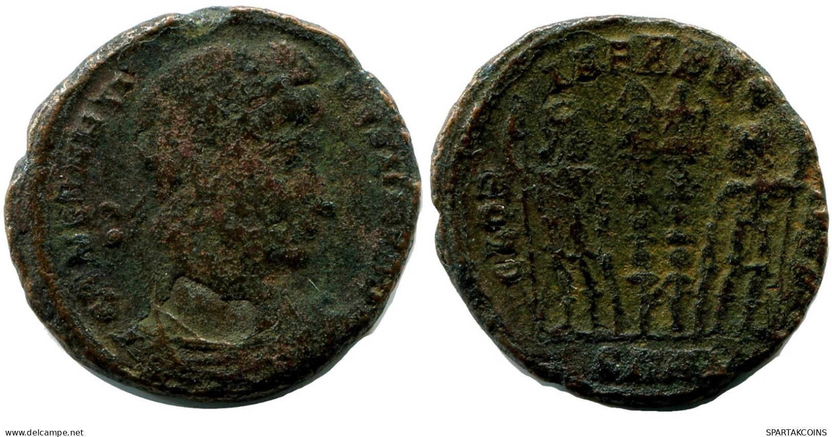 CONSTANTINE I MINTED IN CYZICUS FOUND IN IHNASYAH HOARD EGYPT #ANC11033.14.D.A - L'Empire Chrétien (307 à 363)