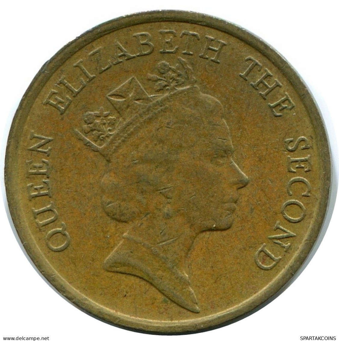10 CENTS 1986 HONG KONG Coin #AY611.U.A - Hong Kong