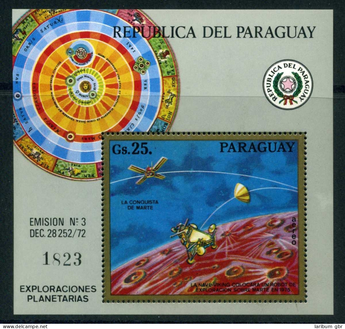 Paraguay Block 209 Postfrisch Raumfahrt #HK236 - Other & Unclassified