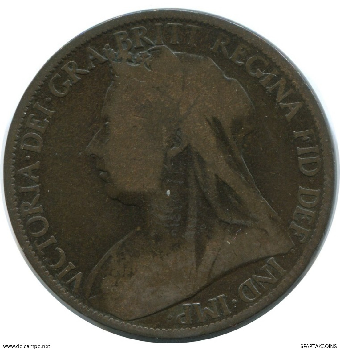 PENNY 1897 UK GRANDE-BRETAGNE GREAT BRITAIN Pièce #AG851.1.F.A - D. 1 Penny