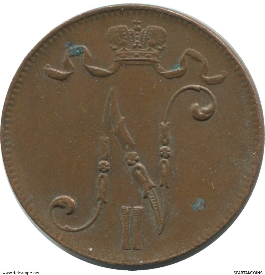 5 PENNIA 1916 FINLAND Coin RUSSIA EMPIRE #AB224.5.U.A - Finlandia