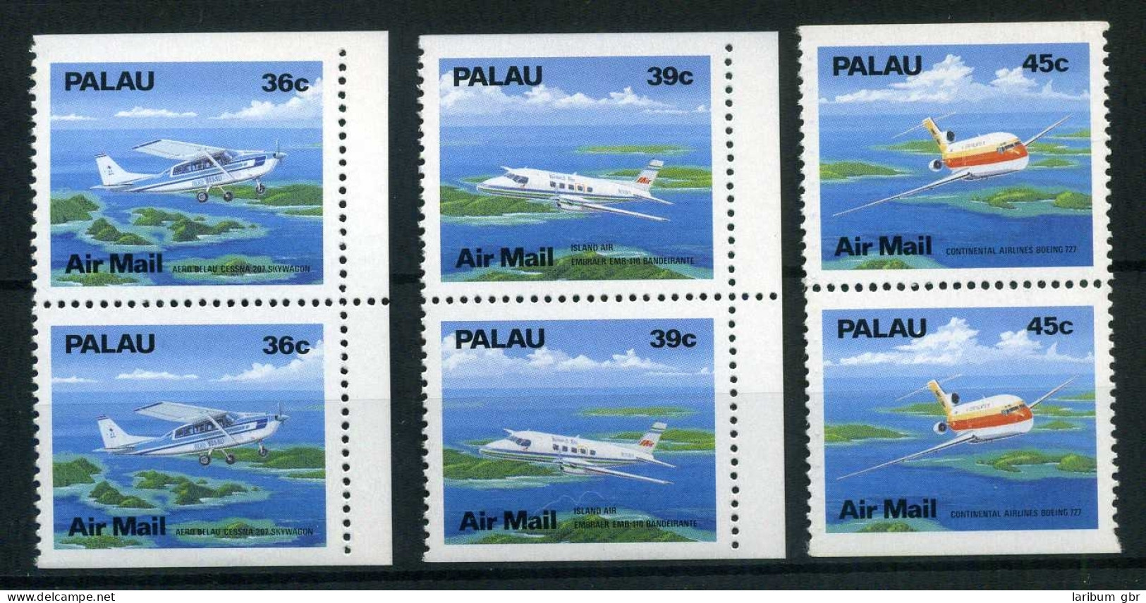 Palau 278-280 D Postfrisch Flugzeuge #HK259 - Palau