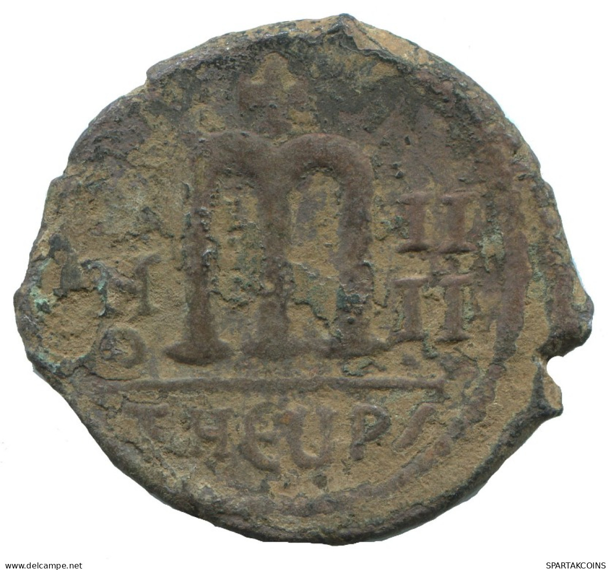 PHOCAS FOLLIS Authentique ORIGINAL Antique BYZANTIN Pièce 12g/32mm #AA499.19.F.A - Byzantine