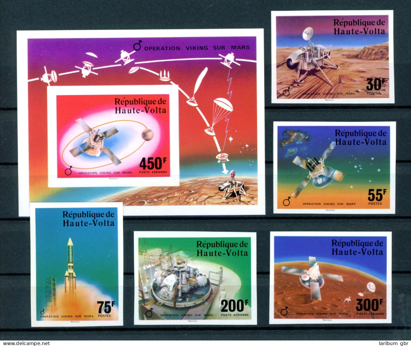 Obervolta Block 43B Und 632-636 Postfrisch Raumfahrt #GB309 - Burkina Faso (1984-...)