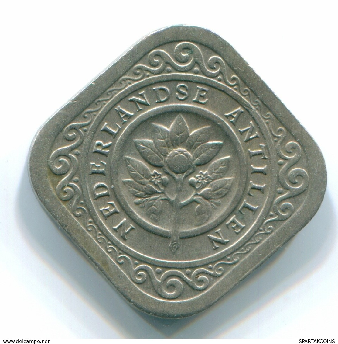 5 CENTS 1967 ANTILLES NÉERLANDAISES Nickel Colonial Pièce #S12473.F.A - Netherlands Antilles