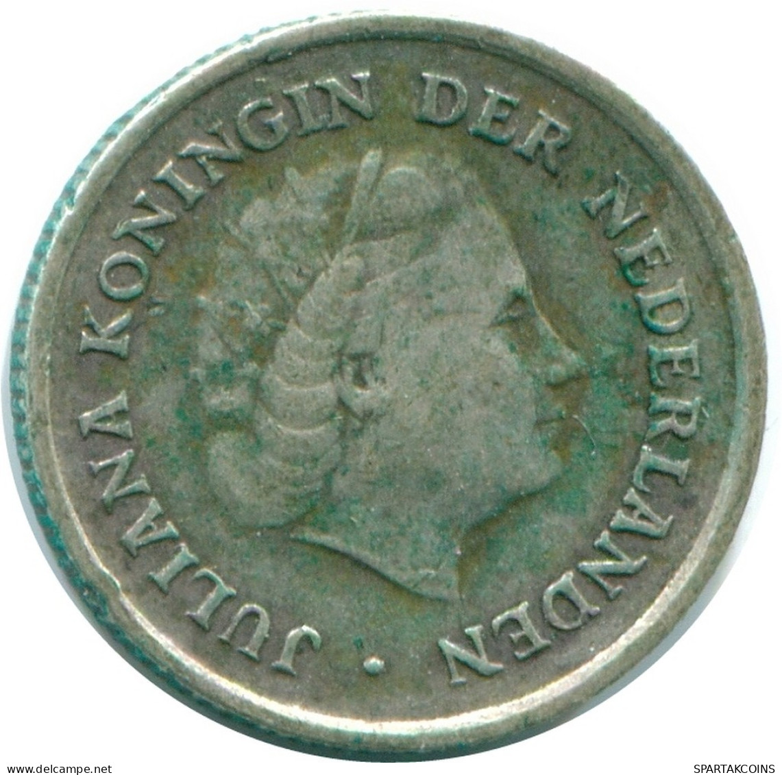 1/10 GULDEN 1960 NETHERLANDS ANTILLES SILVER Colonial Coin #NL12314.3.U.A - Nederlandse Antillen