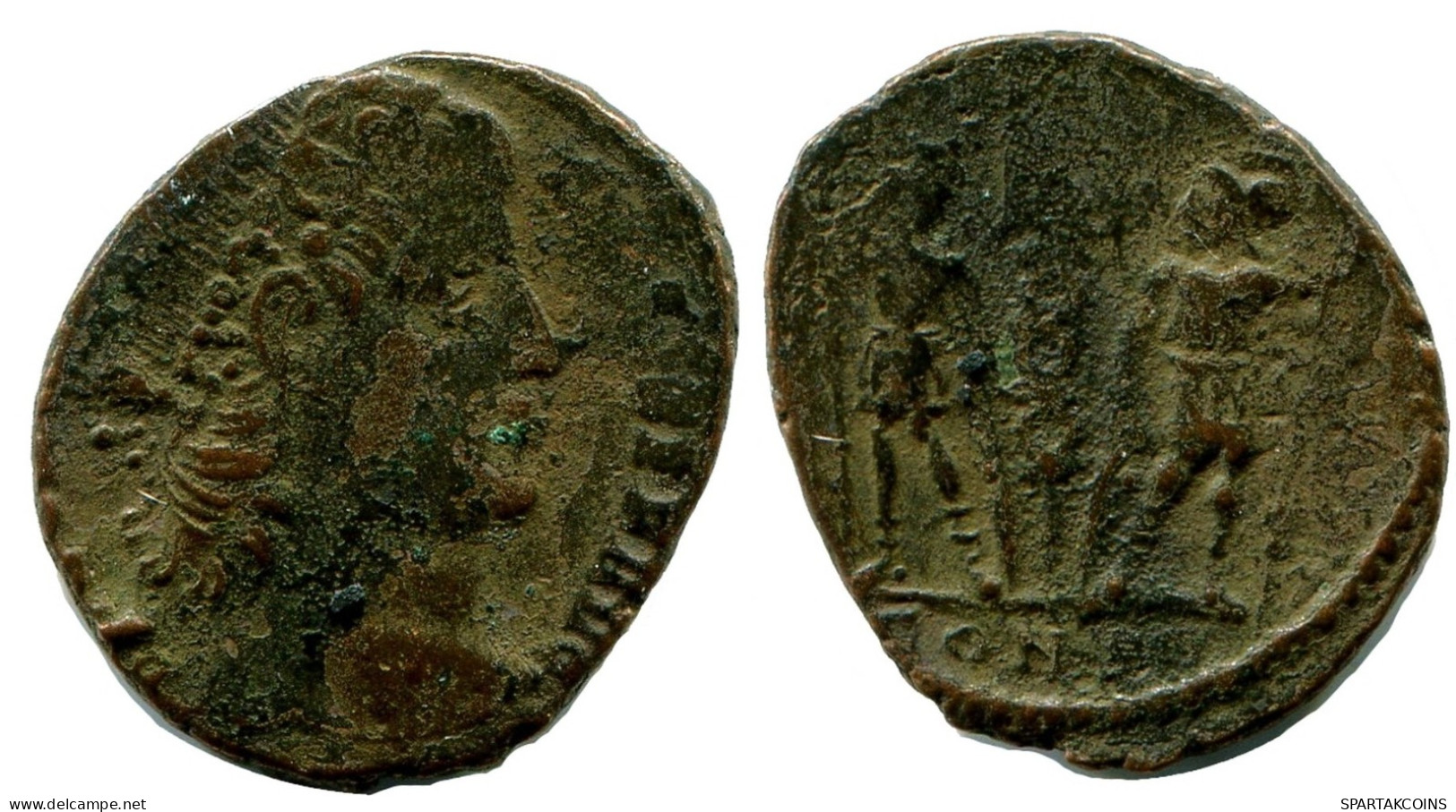 ROMAN Moneda CONSTANTINOPLE FROM THE ROYAL ONTARIO MUSEUM #ANC11057.14.E.A - El Impero Christiano (307 / 363)