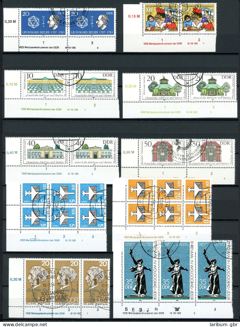 DDR Lot DV Aus 1983 Bis 1984 Gestempelt #IX367 - Autres & Non Classés