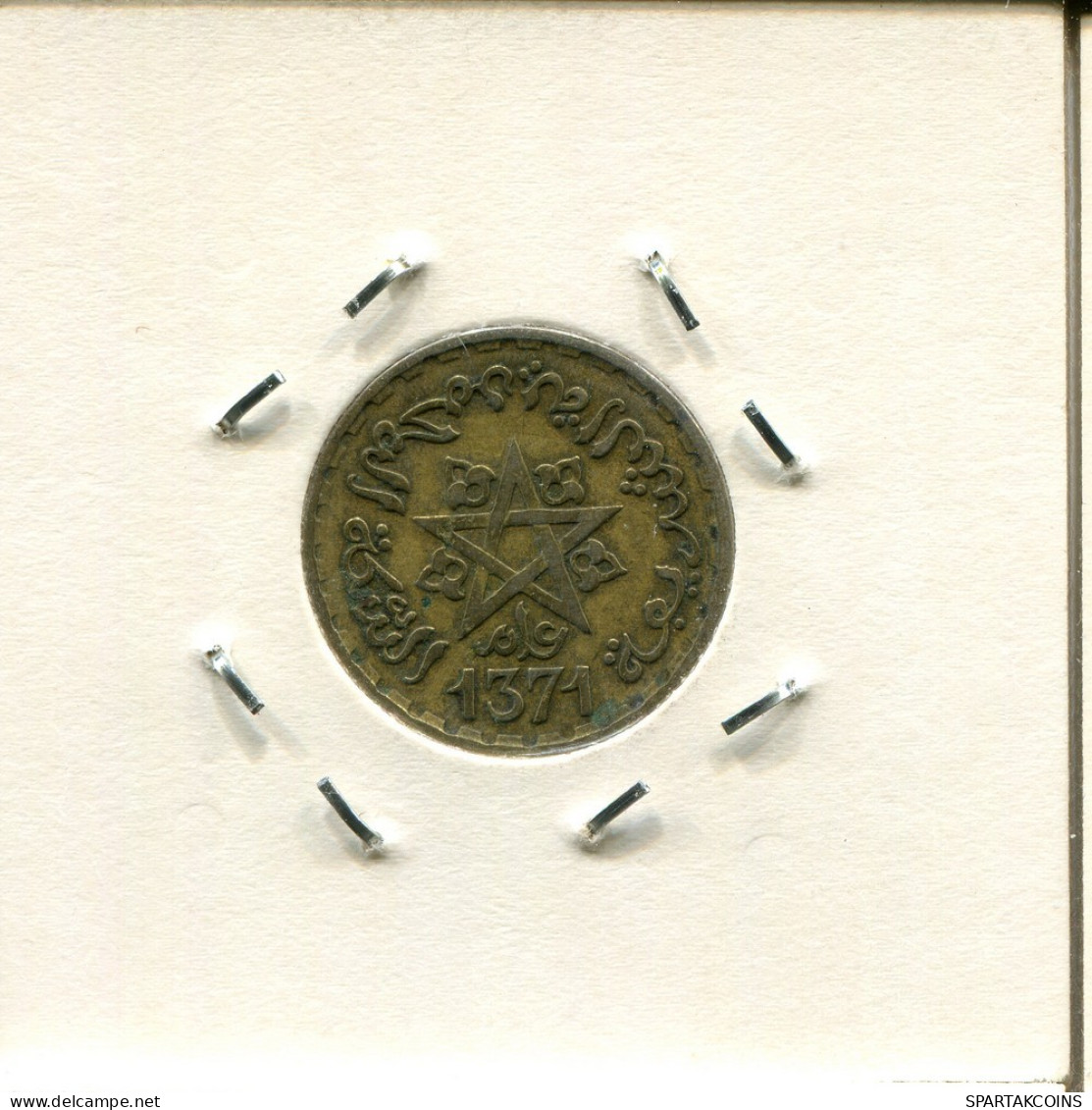 10 FRANCS 1953 MARRUECOS MOROCCO Moneda #AS085.E.A - Marruecos