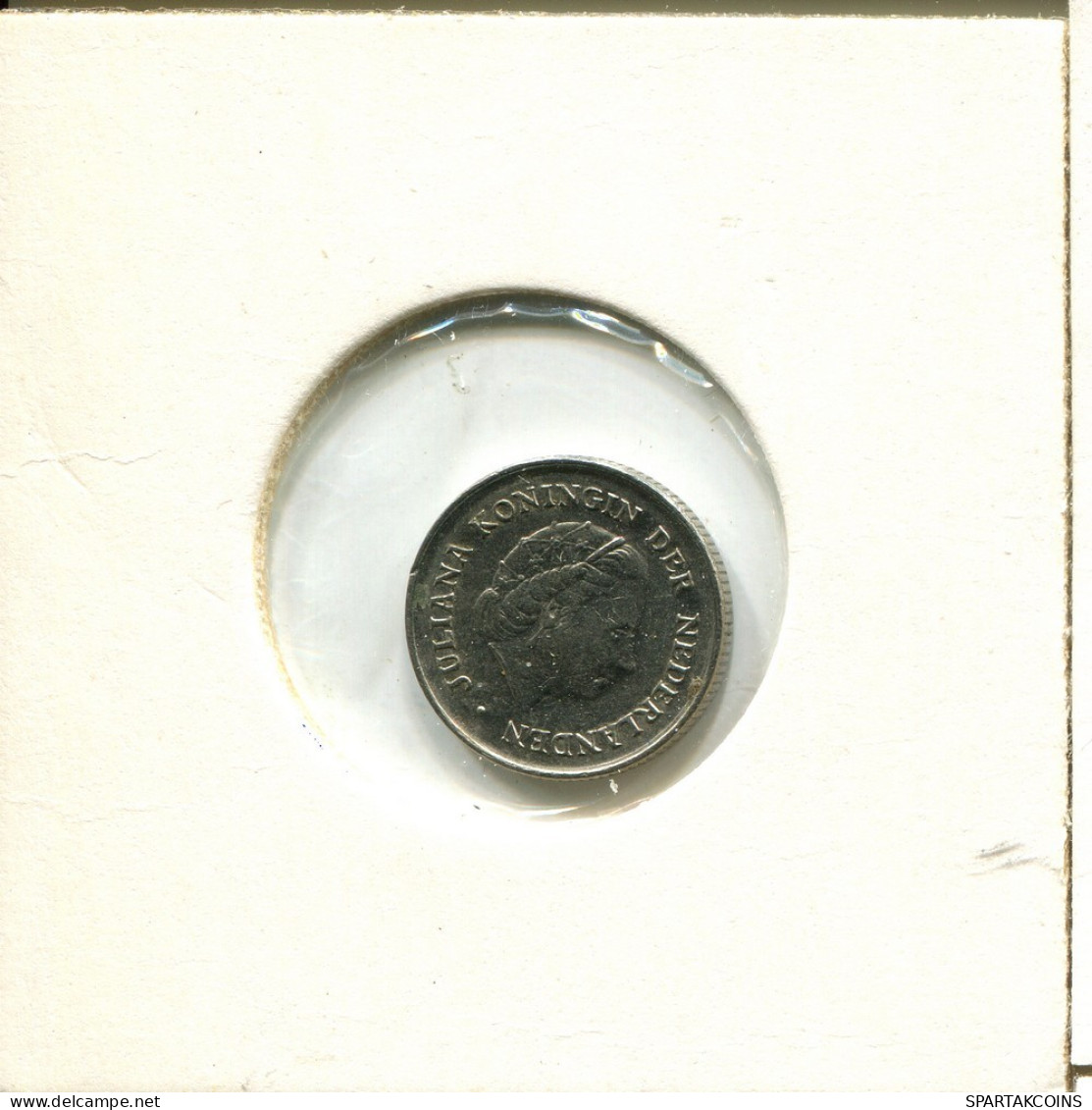 10 CENT 1972 NEERLANDÉS NETHERLANDS Moneda #AU349.E.A - 1948-1980: Juliana