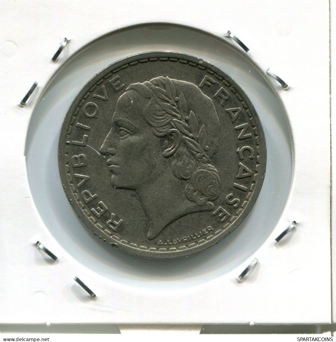 5 FRANCS 1935 FRANKREICH FRANCE Französisch Münze #AN380.D.A - 5 Francs