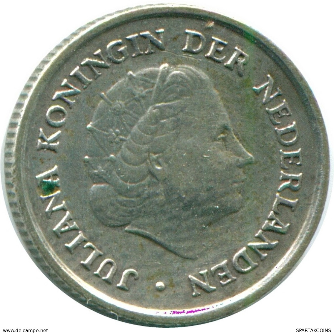 1/10 GULDEN 1960 NETHERLANDS ANTILLES SILVER Colonial Coin #NL12326.3.U.A - Niederländische Antillen